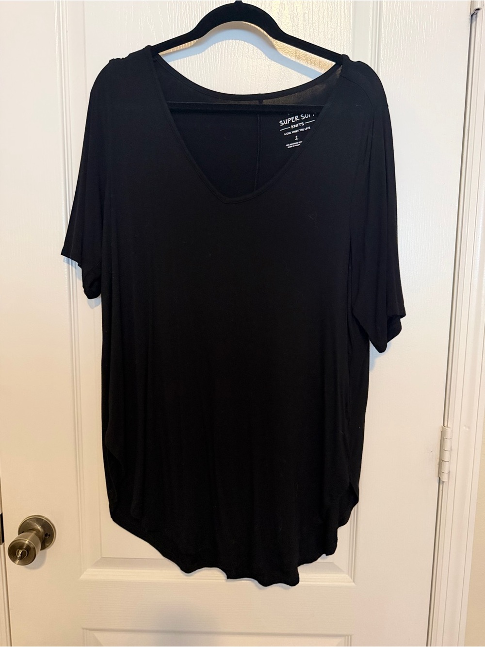 torrid Black Super Soft Tunic